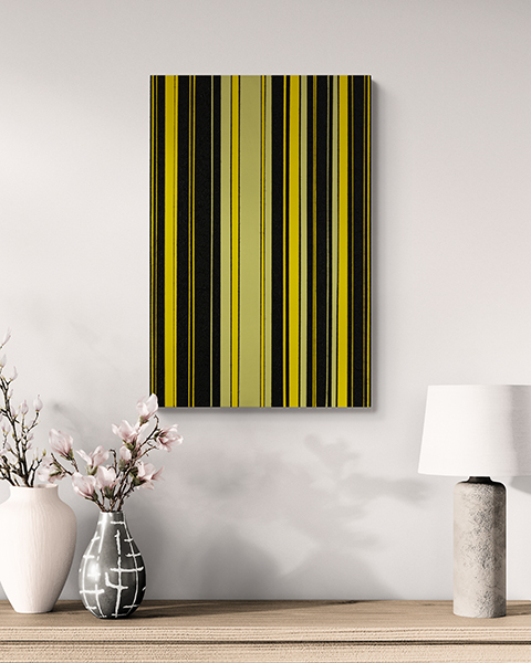 KH#346: Rhythmus und Qualitätskontrast in Kadmium Gelb