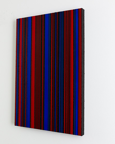 KH#347: Rhythmus und Qualitätskontrast in Rot, Blau und Schwarz